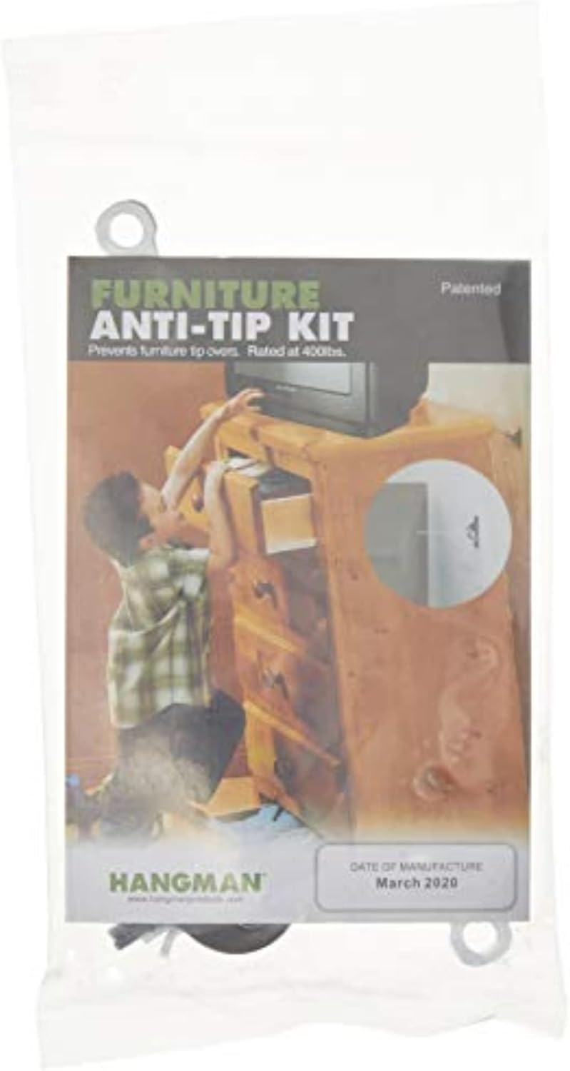 Hangman Products TK400-4 Furniture Anti-Tip Kit - Image 1